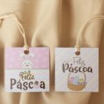 Tag quadrada Páscoa 2023