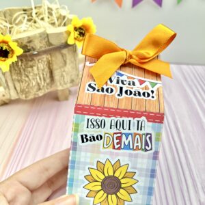 Caixa Milk Junino