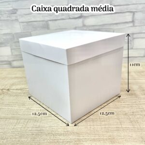 Molde caixa quadrada média