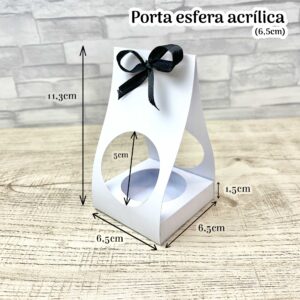 Molde porta 1 esfera acrílica