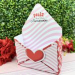 Caixa envelope grande dia dos namorados 2024
