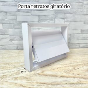 Molde porta retratos giratório