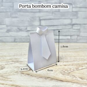 Molde porta bombom camisa