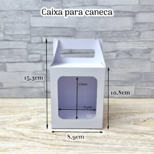 Molde caixa para caneca