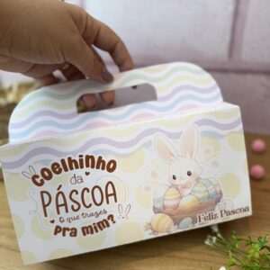 Porta caixa de bombom Páscoa 2025