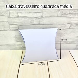 Molde caixa travesseiro quadrada média