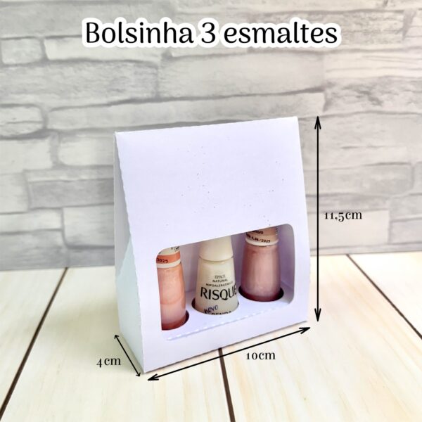 Molde bolsinha 3 esmaltes - Imagem 1
