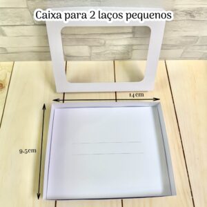 Molde caixa para 2 laços pequenos