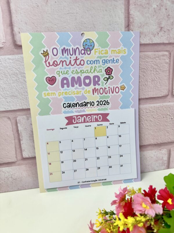 Coleção Calendários Fofos 2026 - Imagem 3