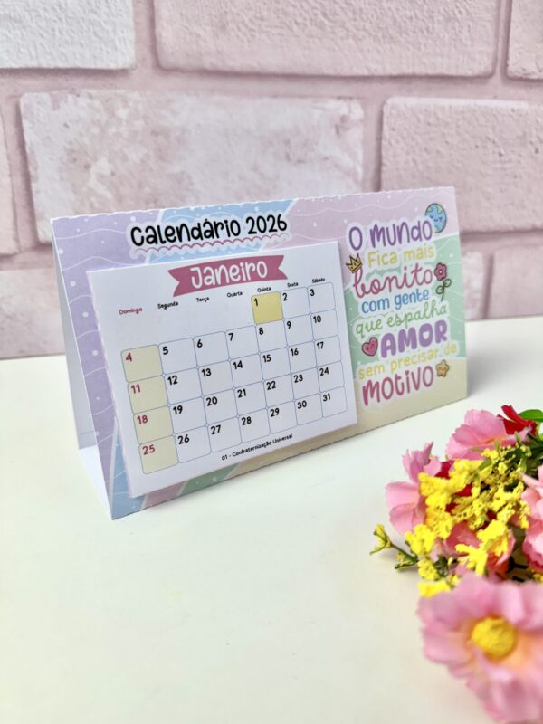 Coleção Calendários Fofos 2026 - Imagem 6