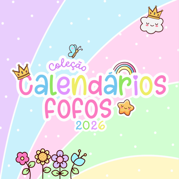 Coleção Calendários Fofos 2026 - Imagem 1