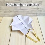 Molde porta bombom explosão