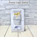 Molde porta copo bolha